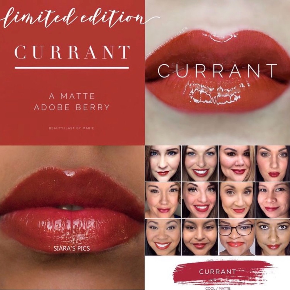 ✨ 2/$27- 3/$40 - 4/$50 or buy more and save more! ✨ Currant LipSense